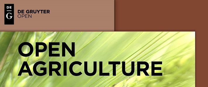 Open Agriculture Journal